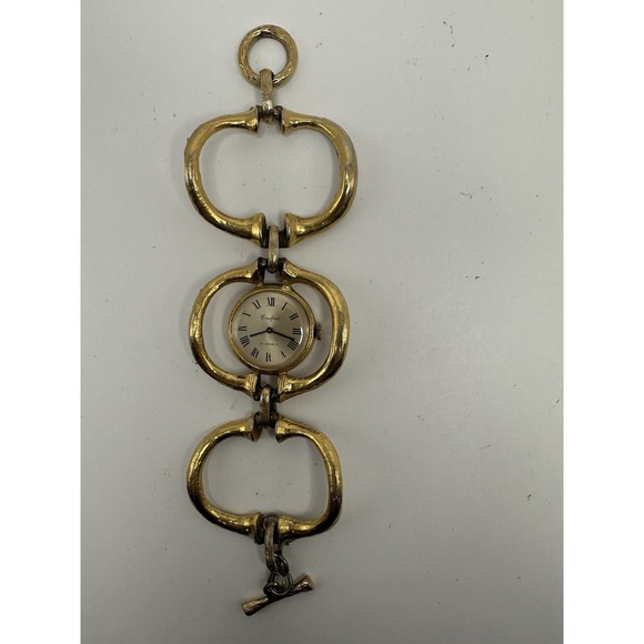 Vintage Crawford 21 Jewels Ladies Watch Works‎ 30MM 7.25
